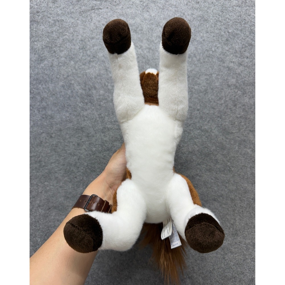 Aurora World Pinto Horse Plush Brown White Get Well Heart Stuffed Animal 11 Inch - Picture 5 of 12